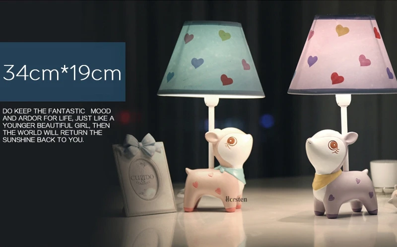 Creative Cute Deer LED Table Lamp Home Decoration Dimmable Mini Desk Table Light Bedroom Bedside Lamp For Baby Kids Room Birthday Gift (6)