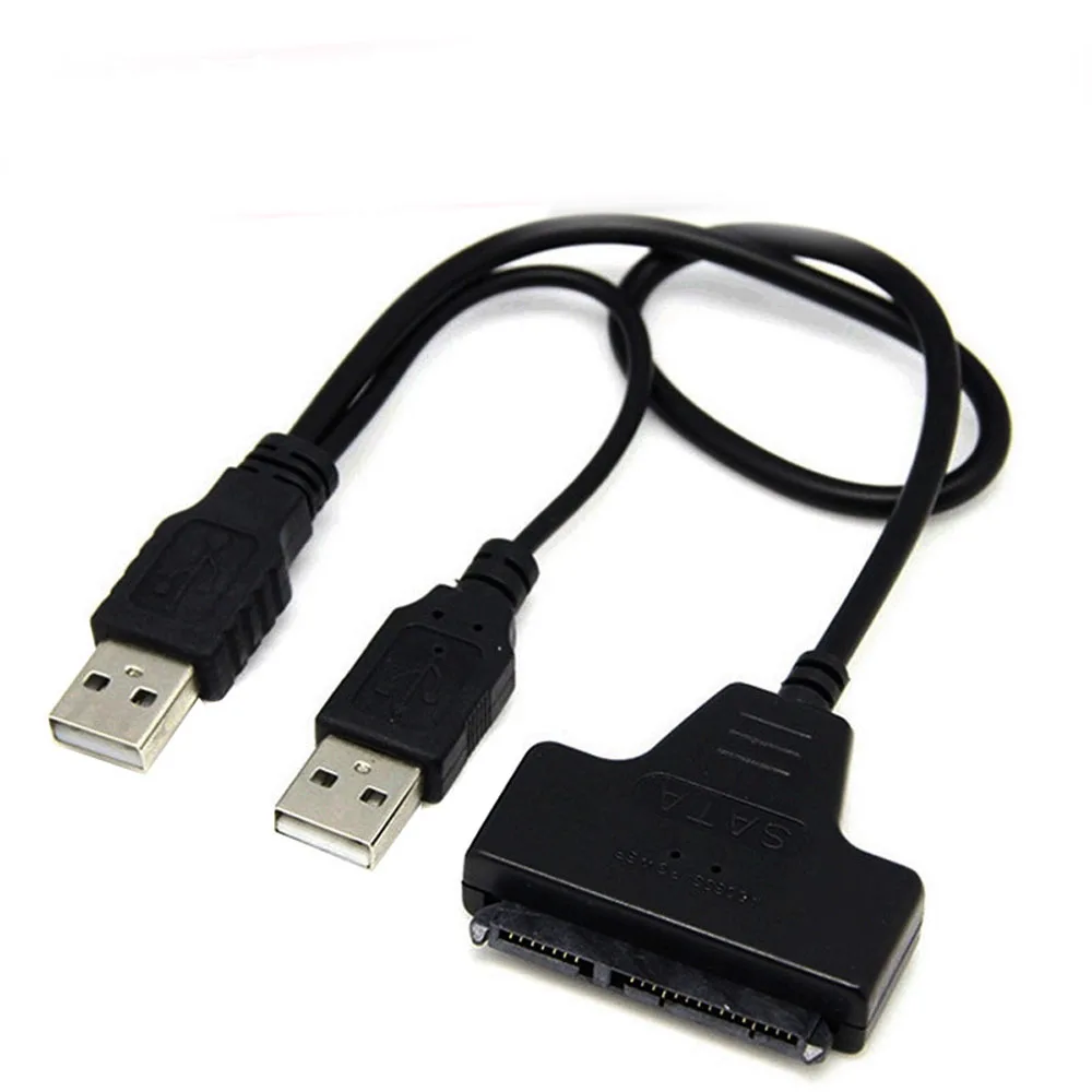 1 шт. свинцовый кабель Компьютерные разъемы HDD SSD адаптер USB на SATA конвертер 7 + 22 Pin 2