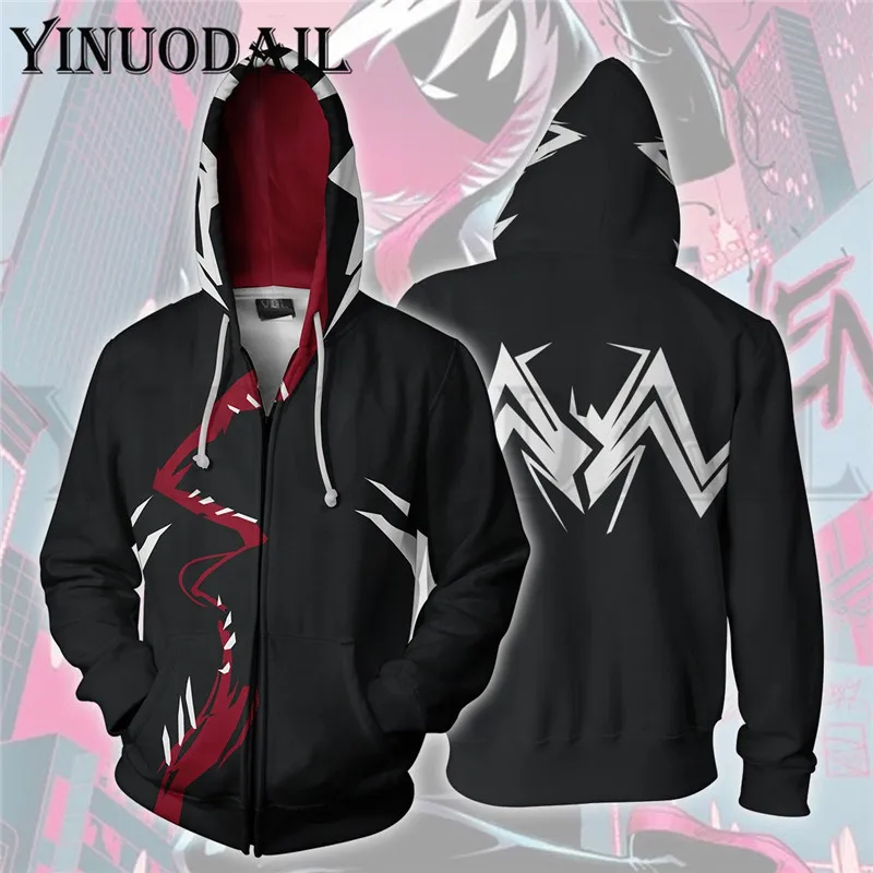 

Autumn New Casual Sweatshirt Superhero Avengers Spiderman Print Hooded Sweatshirt 3d Hoodies Harajuku Mens Hoodies