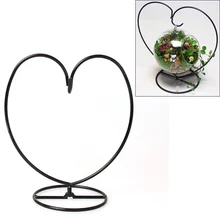 Микро пейзажные миниатюры фигурки Хрустальный Террариум контейнер подвесной держатель железный Стенд декоративный цветок для дома растительный стенд