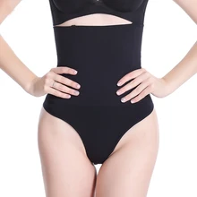 Женское Бесшовное Корректирующее белье с высокой талией корсаж на живот Утягивающие трусики нижнее белье боди сексуальные трусики-танга