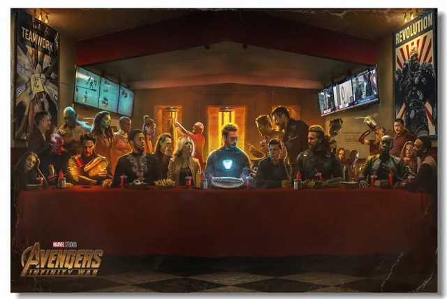 custom canvas wall mural avengers infinity war poster the last