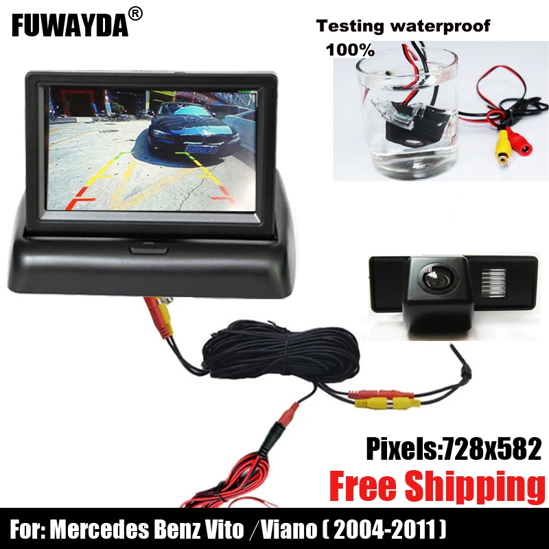 free shipping !!! SONY CCD Chip Car Rear View Reverse Mirror Image CAMERA for Mercedes-Benz Vito Viano / B Class MPV Sprinter | Автомобили