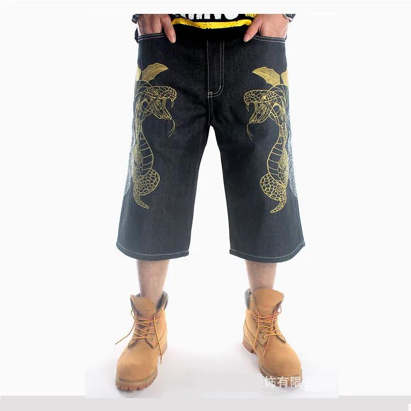 jean shorts baggy