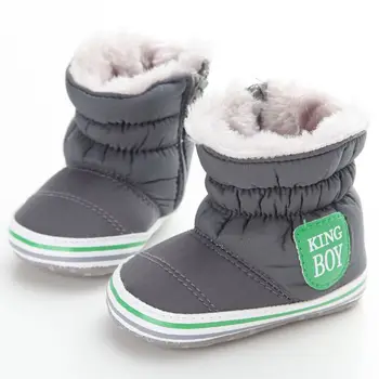 

Winter Baby Shoes Warm Snow Boots Warm Shoes Baby Brand Cotton Fabric Boots