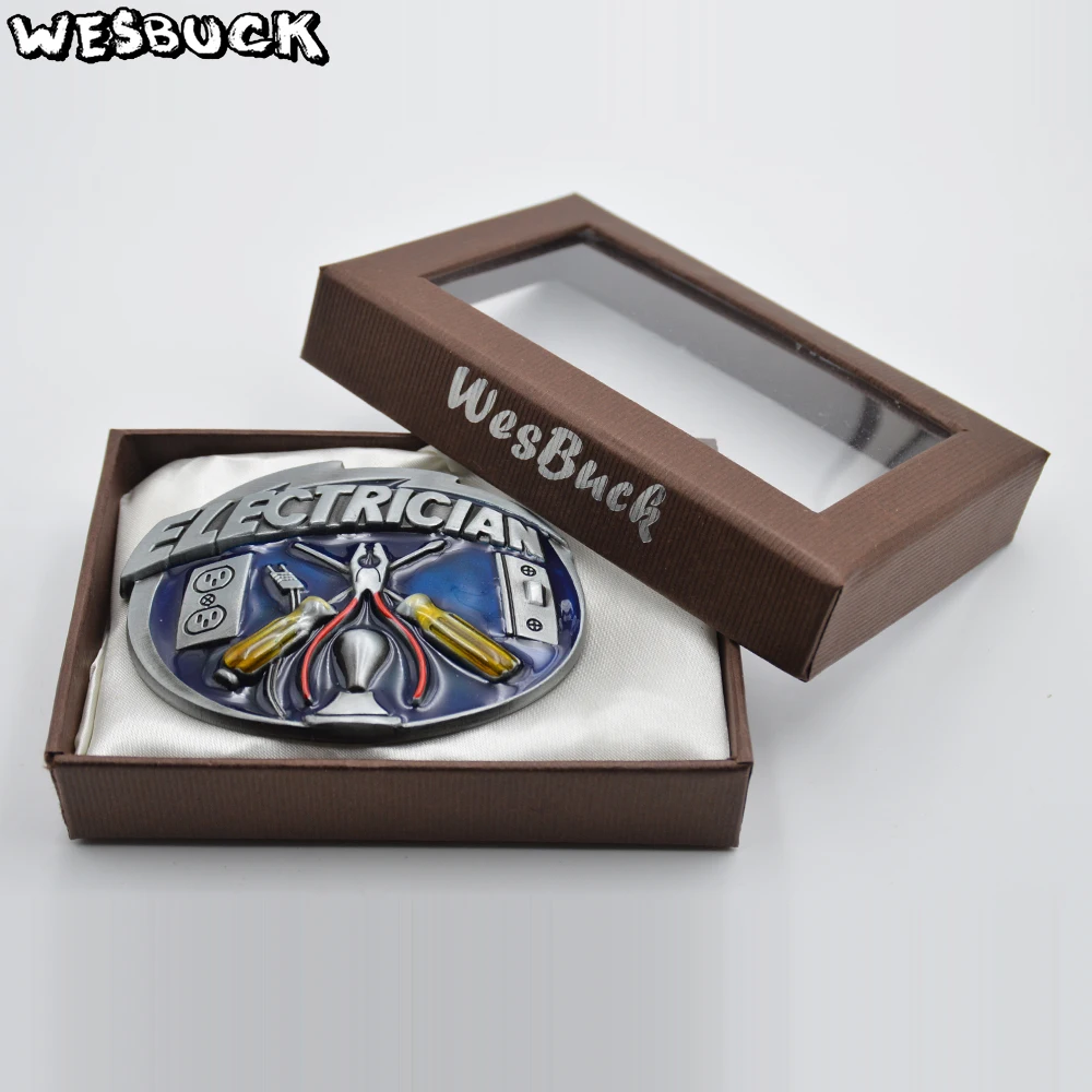 WesBuck бренд мужской ремень пряжка механик ковбой и ковбойский металлический