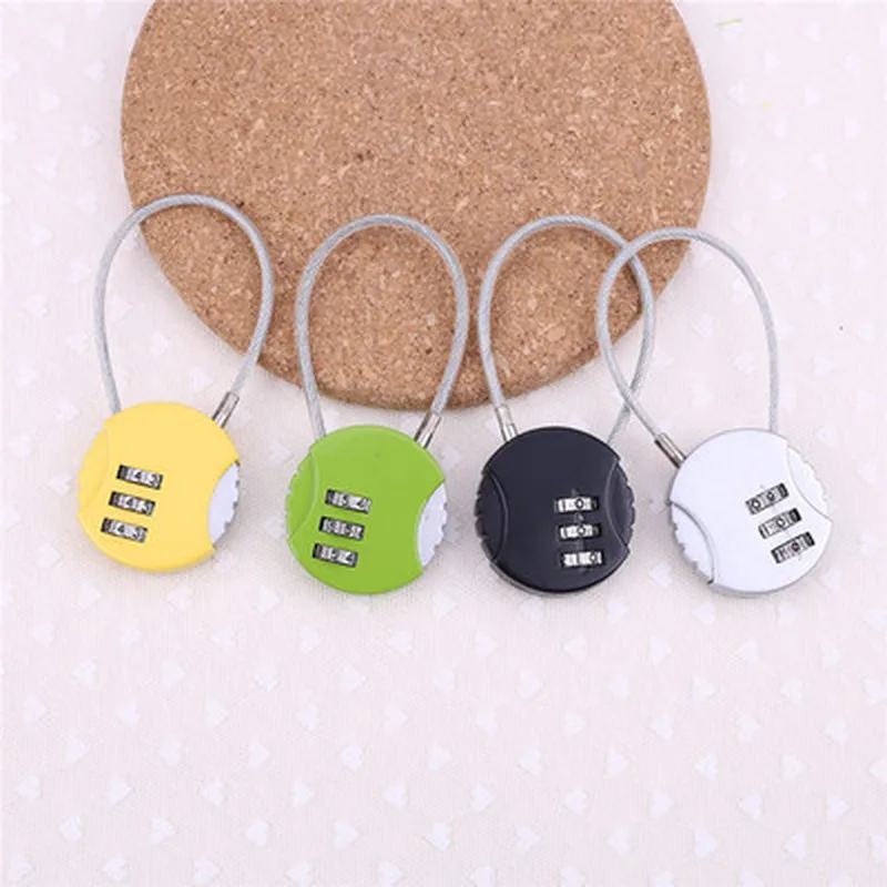 

Mini Cute 3 Digit Combination Travel Luggage Suitcase Lock Padlock Security 21B