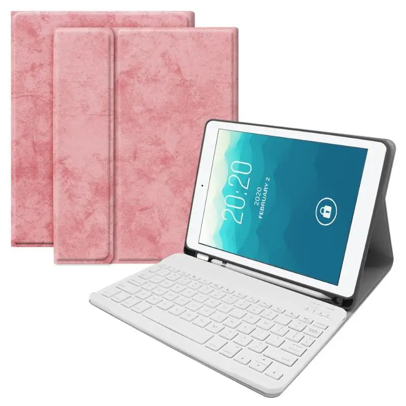 Беспроводной Bluetooth клавиатура чехол для iPad Air 1/2 Pro 9,7 полная защита портативный клавиатура Стенд Смарт планшеты крышка