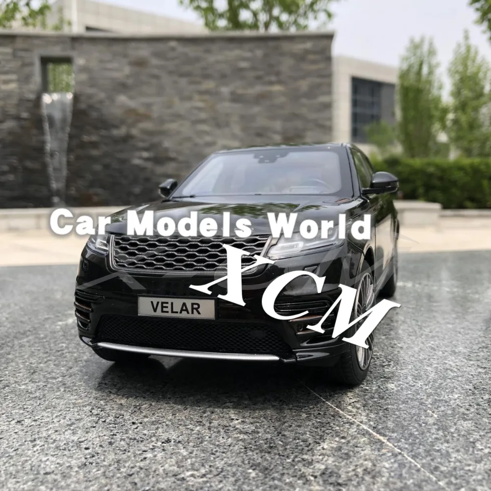 Литая модель автомобиля для LCD Velar 1:18 (черный) + небольшой подарок!|Наземный