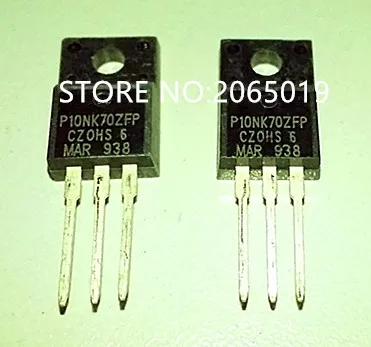 10 шт. STP10NK70ZFP P10NK70ZFP P10NK70Z TO-220F | Электроника