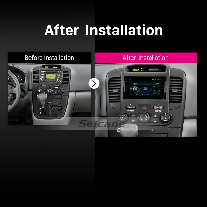 Cheap Seicane Android 8.1 2DIN 8 inch Car Head Unit Radio Audio GPS Multimedia Player For Kia Carnival 2014 2015 2016 2017 2018 2019 5