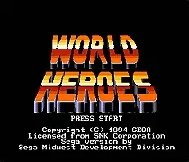 

World Heroes - 16 bit MD Games Cartridge For MegaDrive Genesis console