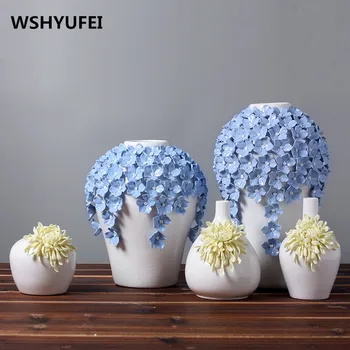 

Europe Brief Matt Diamond Porcelain Vase Modern Fashion Ceramic Flower Vase Room Study Hallway Home Wedding Decoration