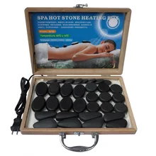 Tontin 33pcs/set body massage stone set hot stone with 220V/110V heater box CE and ROHS Tontin 33pcs/set body massage stone set hot stone with 220V/110V heater box CE and ROHS