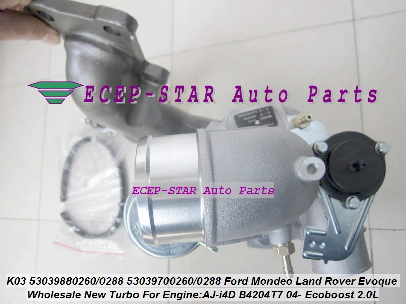 Turbo K03 53039700260 53039700288 LR031510 1682133 1687963 For Ford Mondeo for Land Rover Evoque 2.0L AJ-i4D B4204T7 Ecoboos 04- (4)