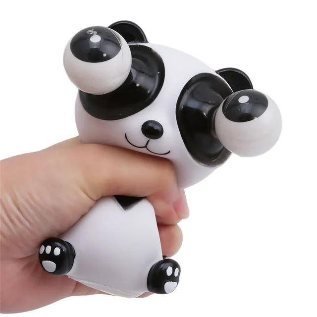 Funny Cartoon Animal Small Squeeze Antistress Toy Pop Out Eyes Doll