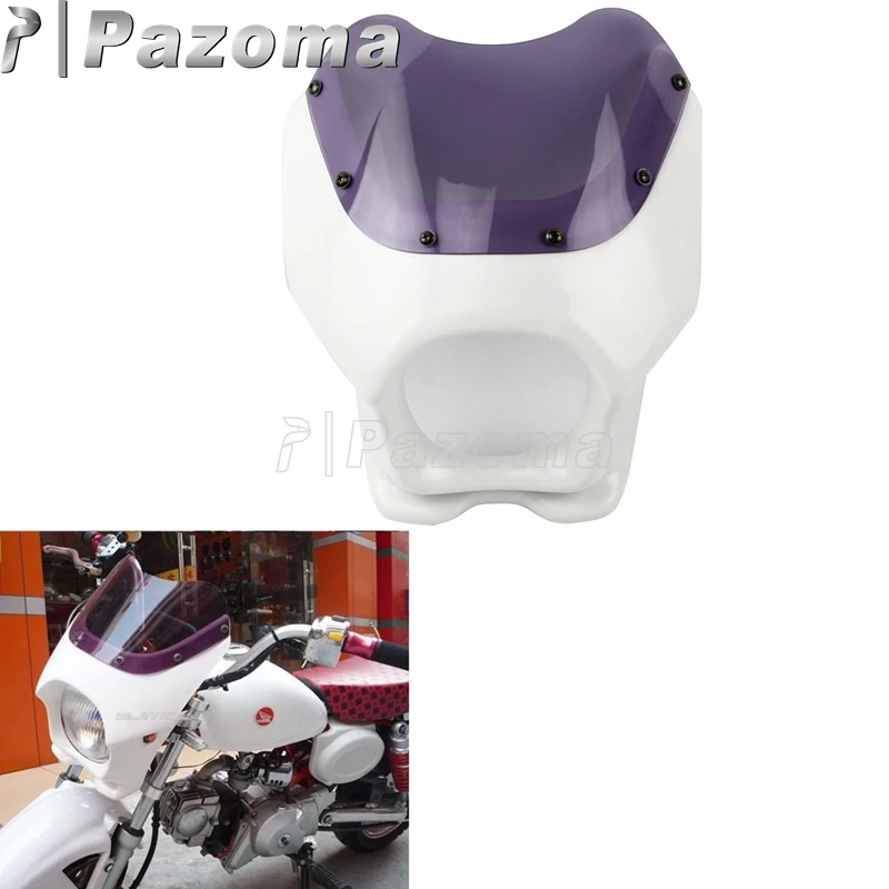 

White Motorbike Front Headlight Cover Headlamp Fairing for Yamaha RZ50 YB-1 YD50 TZR50 TZM50 YB50 TW200 TW225 GS50