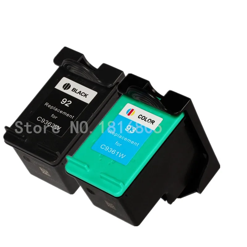 2Pcs Printer Ink Cartridge for HP 92 93 for hp92 for hp93 Deskjet 5440