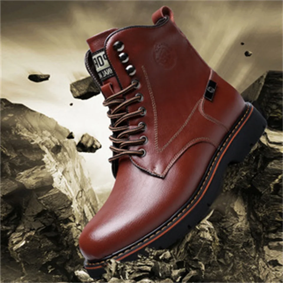 

2018 autumn and winter new men's casual Martin boots in the shoes Europe and United States high quality fashion military boots