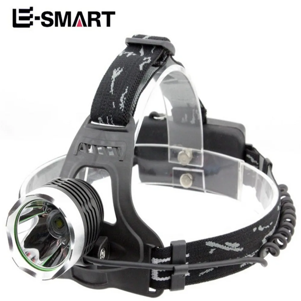 

E-SMARTER LED Headlamp Aluminum XML Q5 T6 Zoom Led Headlight Head Flashlight Adjustable Head Lamp 18650 Battery Front Light