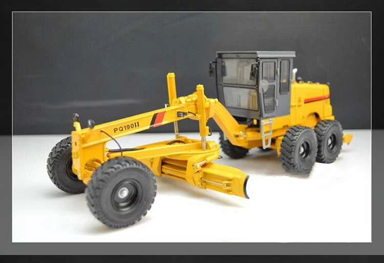Сплав модель 1:35 масштаб SANY PQ190II автогрейдер инженерное оборудование транспортные средства литья под давлением игрушечная модель для коллекции украшения - Цвет: Цвет: желтый
