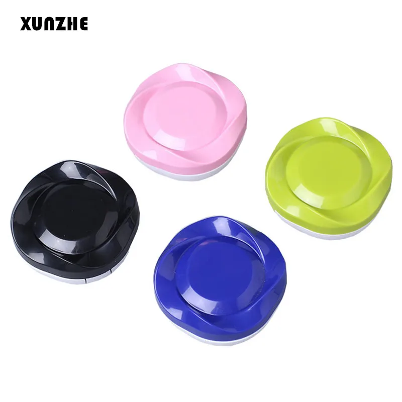 

XUNZHE 1pcs/sets Rose pupil box Cute Contact lens Case Box Eyes Care Kit Holder Travel Washer Cleaner Container