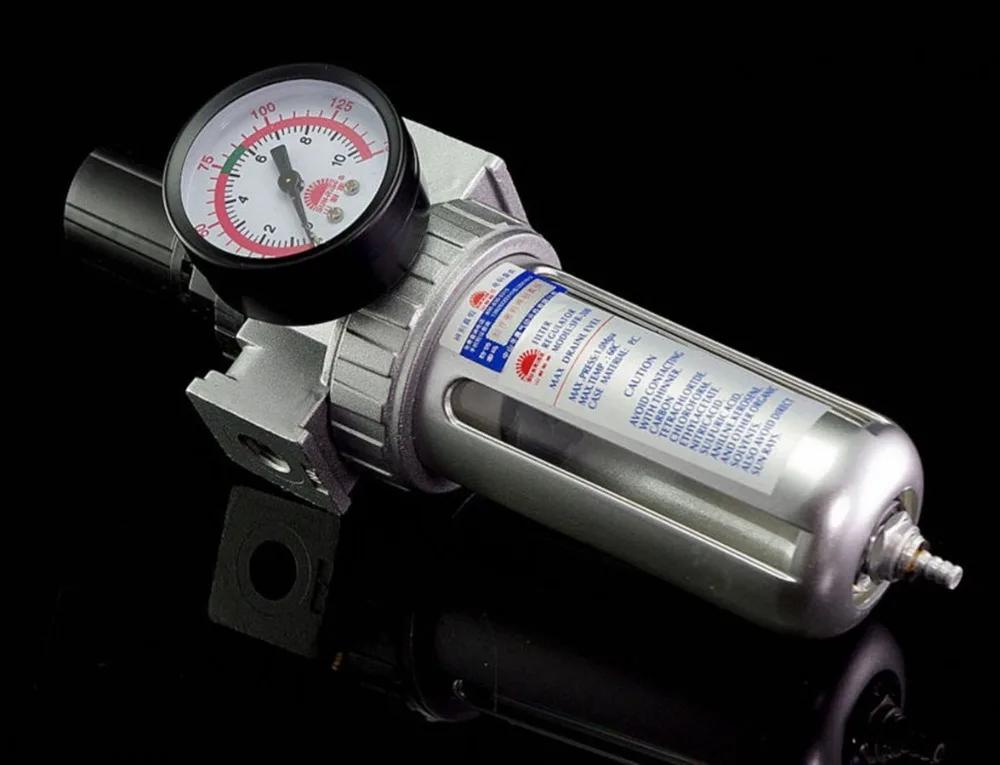 New SFR 200 PNEUMATIC AIR FILTER REGULATOR BSP 1/4"in Pneumatic Parts