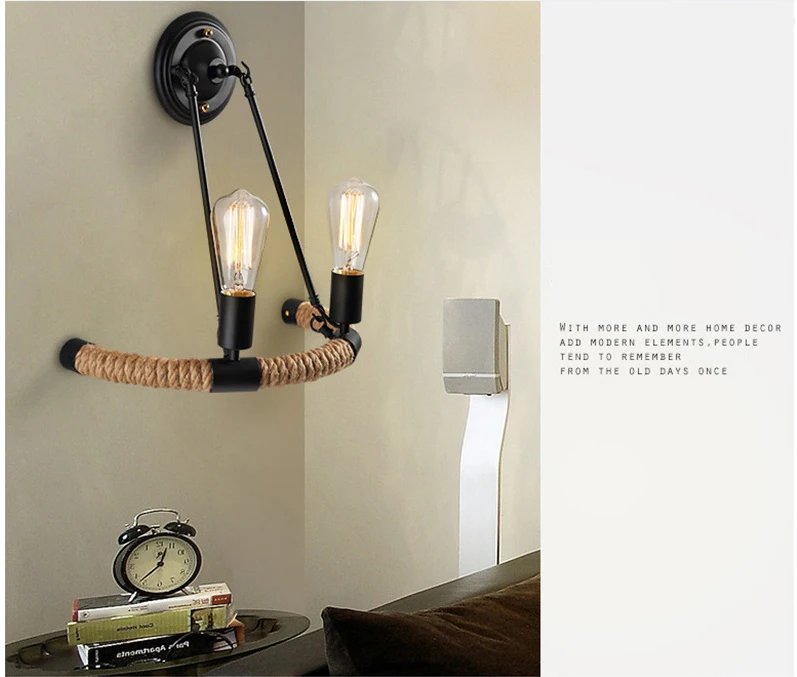 Loft Industrial, estilo americano, Corredor, cabeceira, Sconce