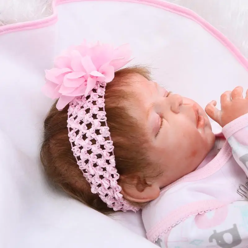 NPK полный Силиконовый reborn baby dolls 23 &quotНоворожденные Поддельные Детские куклы живы