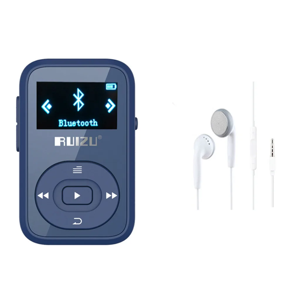 Ruidu мини X26 Bluetooth клип MP3 плеер 8 Гб спорт mp3 музыкальный плеер FM радио рекордер поддержка TF карта+ Бесплатный зажим