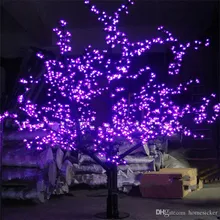 Светодиодный светильник на Рождество, Вишневое дерево, 1248 шт., светодиодный светильник, 1,8 м/6 футов, высота для помещений или улицы,, Прямая поставка