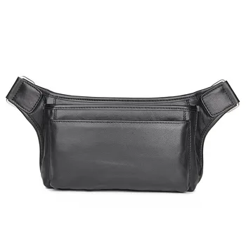 

Men Waist Bag Genuine Cow Leather Multi-function Male Funny Pack Designer Classic Style Waist Pack 3016A/3016Q