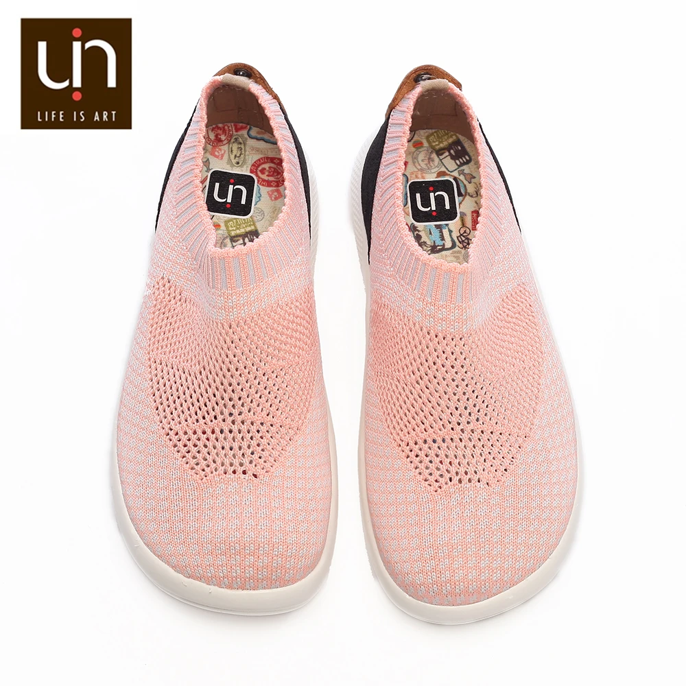 

UIN Sicily Series Knitted Casual Shoes for Women/Men Comfort Sneakers Slip-on Loafer Breathable Walking Shoes Lightweight & Soft