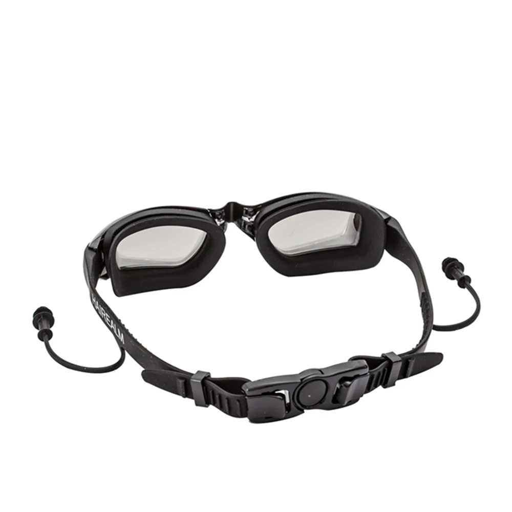 Профессиональные силиконовые плавательные очки для близорукости, диоптрийные спортивные очки, анти-туман, УФ очки для плавания с затычкой для ушей для мужчин и женщин