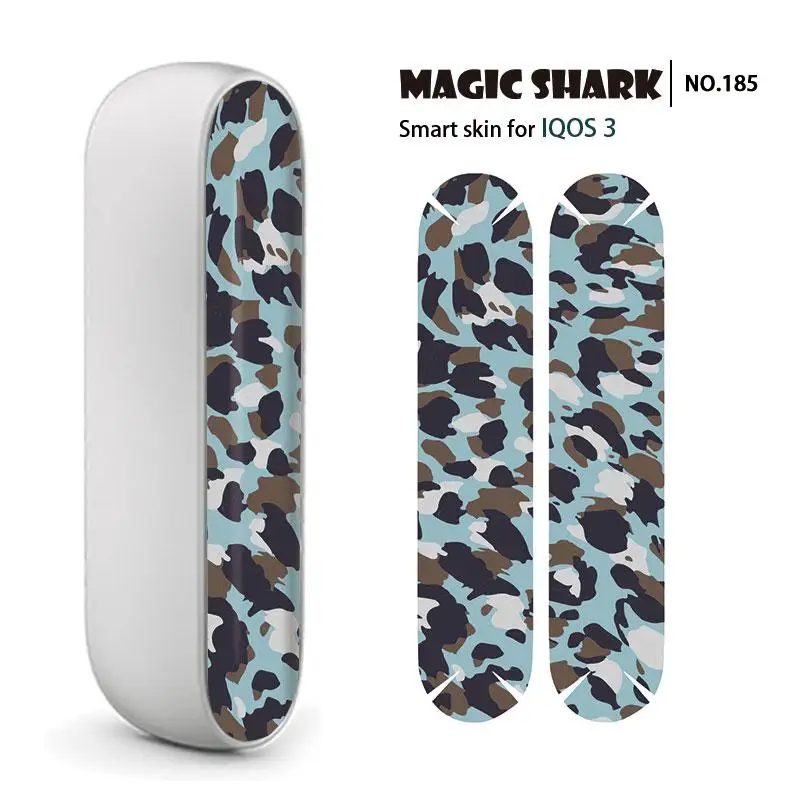 Чехол наклейка Magic Shark Army Flamingo Zebra Snake Super Heros для IQOS 3 пленка 0 182 197|Наклейки