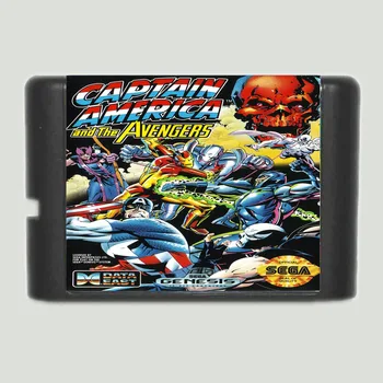 

Captain America And The Avengers 16 bit Game Card For Sega MegaDrive & Genesis System