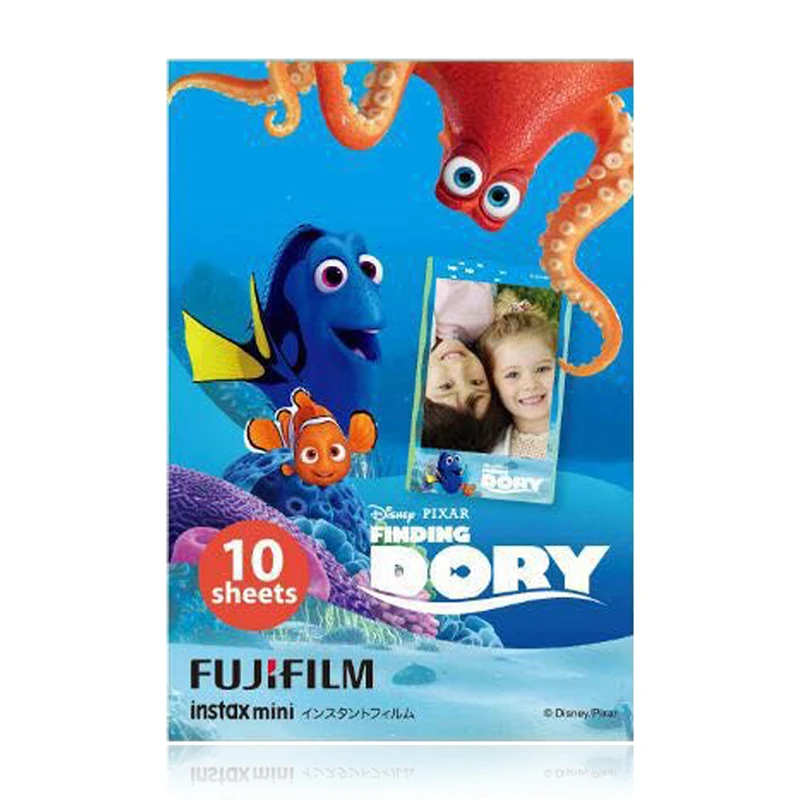 

Fujifilm Instax Mini Finding Dory Instant 10 Film for Fuji Mini 7s 8 8+ 9 25 50s 70 90 300 SP-1 2 Printer