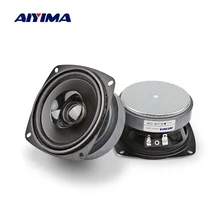 AIYIMA 2 шт аудио портативный звуковой динамик s 4 дюймов 4 Ом 20 Вт музыкальный громкий динамик Колонка DIY динамик Компьютер для звуковой системы