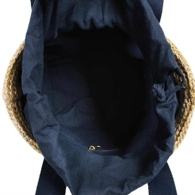 Bolso Kiple 2018 богемные соломенные сумки для женщин большие круглые пляжные летняя
