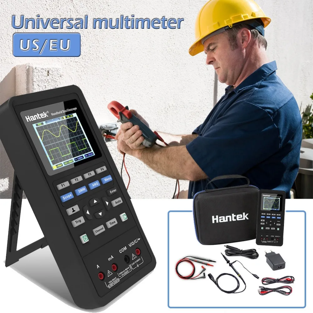 3in1 digital 2d42 oscilloscope waveform generator multimeter portable