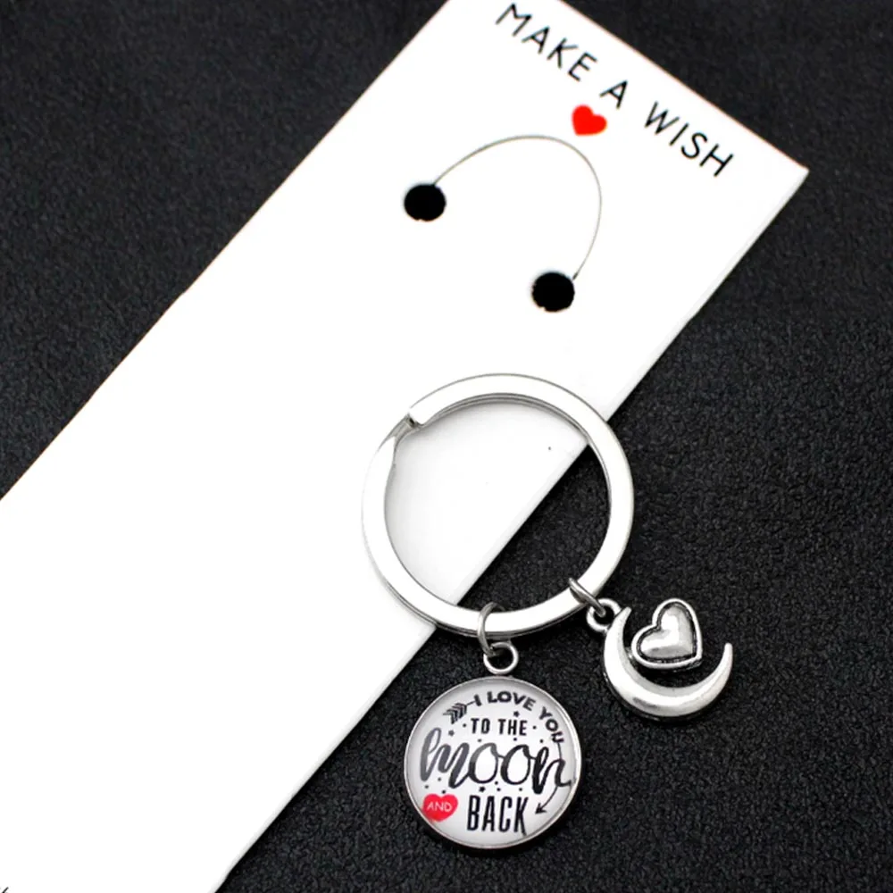 Брелок с надписью I Love You to The Moon and Back|Брелоки| |