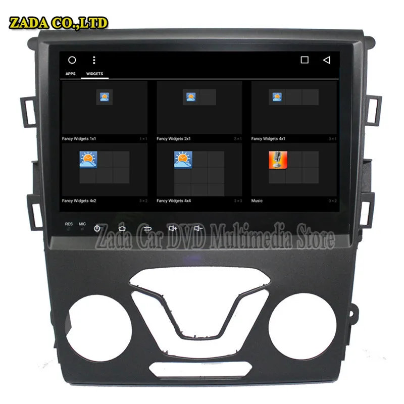 Best Ectwodvd 9inch Octa Core Android 8.1 Car DVD Player GPS Navigation Multimedia For Ford Mondeo 2013 3