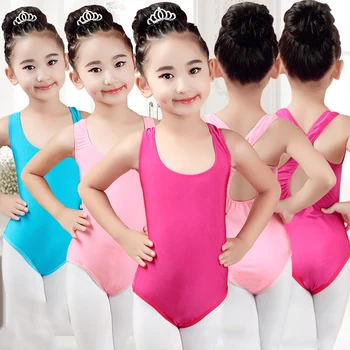 

Sleeveless Gymnastics Ballet Leotards For Girls Ballet Costumes Kids Ballerina Bodysuit Dancewear Ballet Vest Jumpsuit DN2183