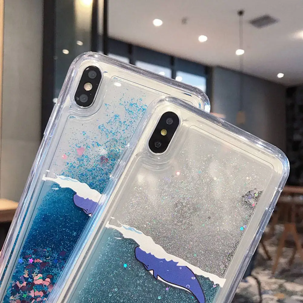 Мягкий чехол KISSCASE Dynamic Liquid Quicksand для Xiaomi Pocophone F1 Mi 9 8 A2 Lite 5X 6X Max 3 Redmi 5 Plus Note 7 6