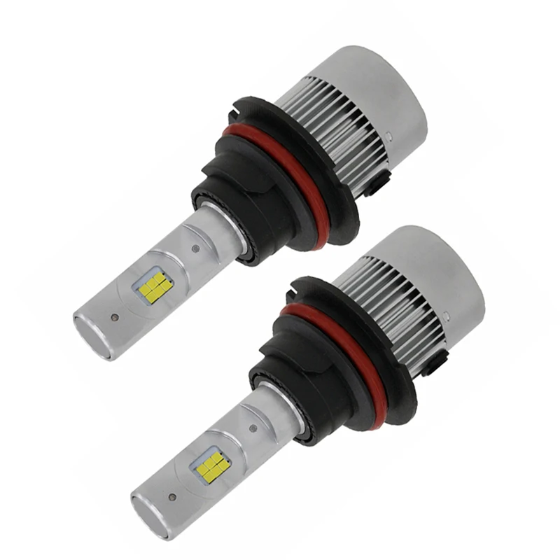 SUNKIA 2 шт./пара фар автомобиля 9004/HB1 9007/HB5 Plug& Play(подол короче спереди и длиннее сзади) луч 6000K чистый белый 7200LM 40 Вт авто лампы противотуманных фар автомобиля для укладки волос