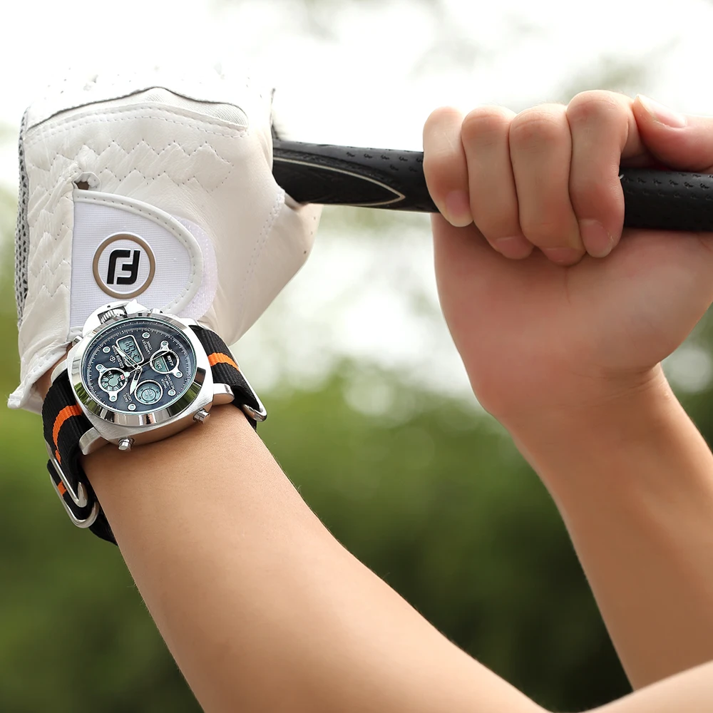 Sport-Herrenuhren, analog, digital, Dual-Display, Datum, Woche, Handgelenk, Herrenuhr, Canvas, coole Outdoor-Männerstunde_voghion.com