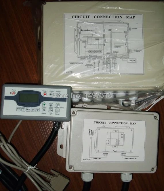 Banheira de Água Bomba de Spa Painel de Controle do Spa para Jazzi Completo do Sistema de Controle para 2 Spa e Winer Monalisa Conjunto Quente Substituição Mn07d1 Spa 2 MONALISA conjunto completo do sistema de controle