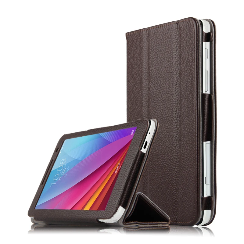 Чехол из натуральной кожи для Huawei MediaPad T17.0 ТПУ защитный смарт чехол T1 7 воловьей