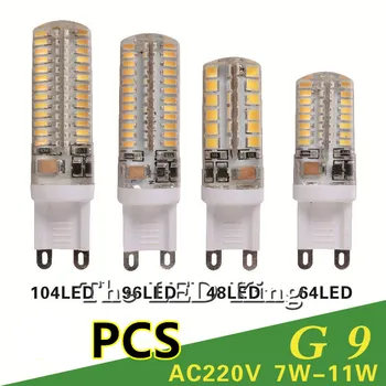 

2019 Lowest price LED Bulb SMD 2835 3014 LED G4 G9 LED lamp 9W 10W 12W led Light DC12V AC220V 360 Degree Replace Halogen Lamp