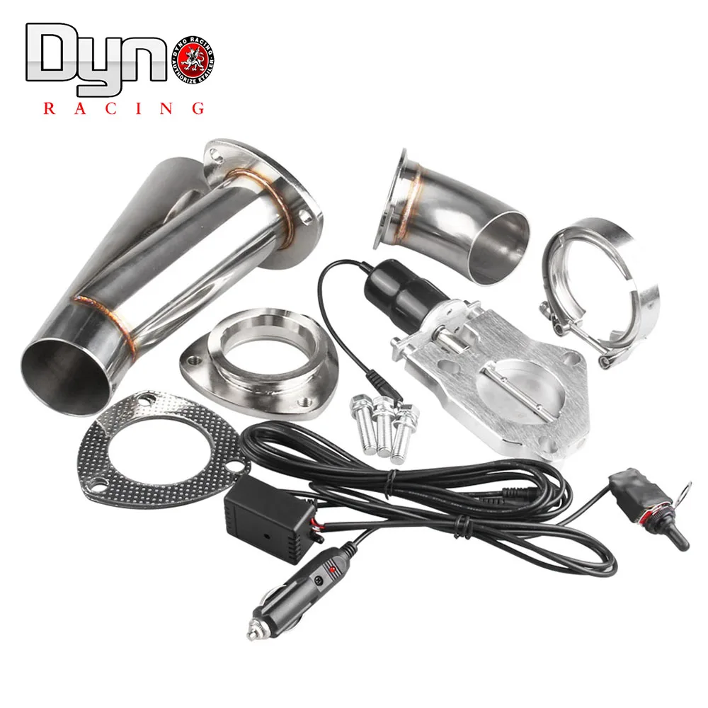 

2 2.25 2.5 3 Inch Electric Stainless Exhaust Cutout Cut Out Dump Valve / switch Manual control tp022A+tp023A